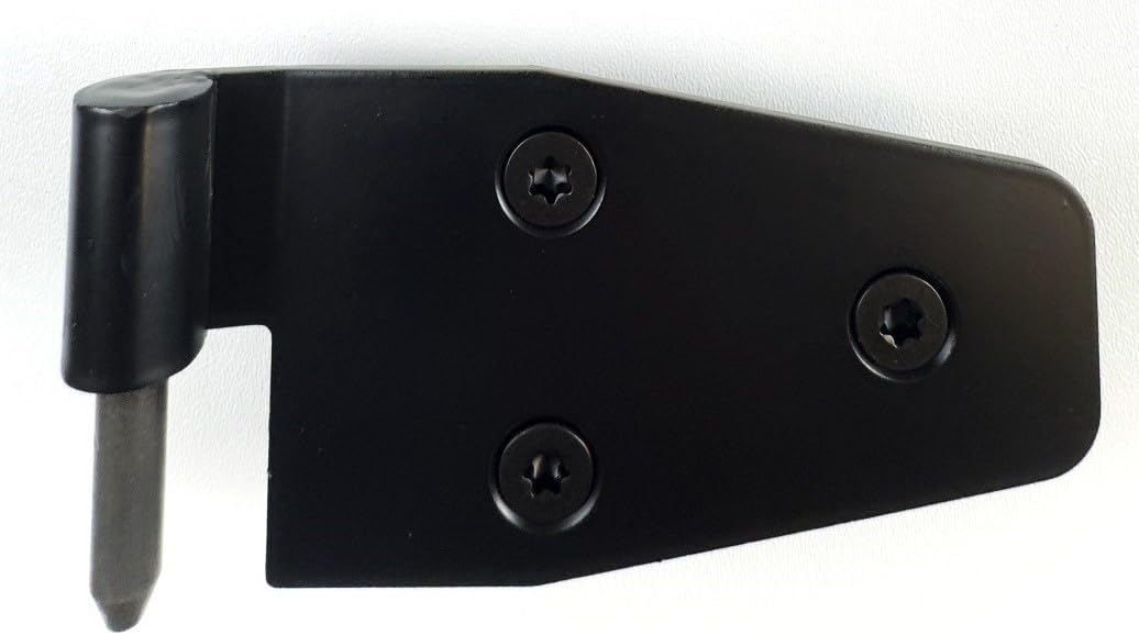 Half Door Hinges and Hardware Compatible with Jeep Wrangler 1987-1995 YJ | Hinges are Counter Sunk to OEM Specs | Upper Hinges are Threaded for Included Mirror Screws