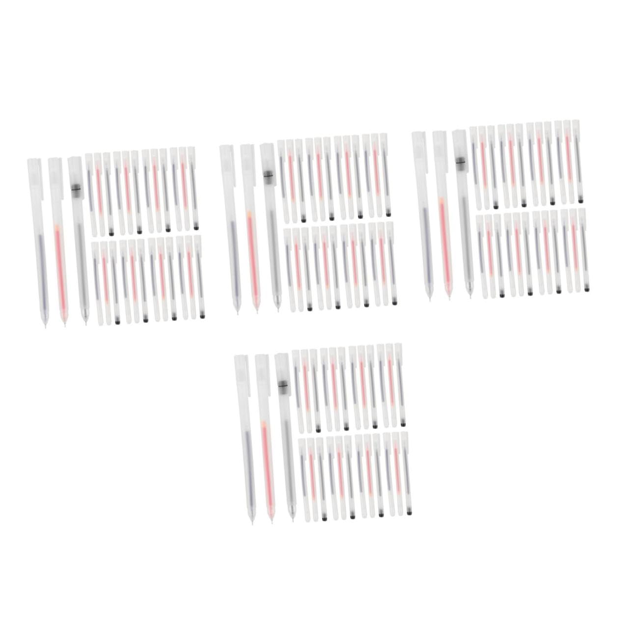 4 Sätze 05 Mm Gelstifte Stifte Marker Schnelltrocknende Gelstifte Schwarze Glitzerstifte Für Textmarker Punktstifte Permanentmarker Geltintenstift Mit Spitze 30 Stück * 4