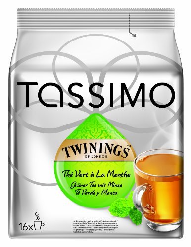 Tassimo 2 x Twinings zielona herbata z miętą, opakowanie 5 szt. (5 x 16 porcji)