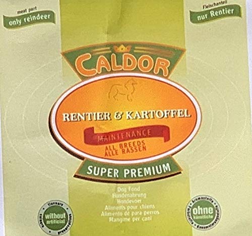 Caldor 12 kg Maintenance Rentier + Kartoffel | getreidefreies Hunde Trockenfutter