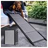 Dog Ramp for CarPortable Dog Ramp with Non Slip Rug SurfaceFolding Pet Steps for MediumLarge DogsExtra Wide Dog Car Ramp Up to 250LBS Enter a CarSUVTruck 63 L x 17 W