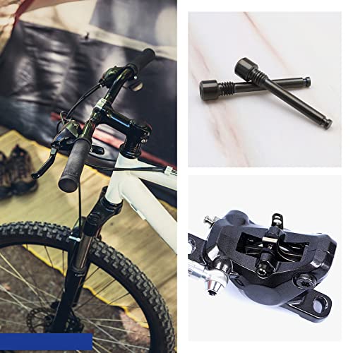 2PCS M4 Titanium Bolts for Bicycle Disc Brake Pad Threaded Pin Inserts Screw Disc Brake Pad Pin Axle for Threaded Hydraulic Disk Caliper Black - Image 4
