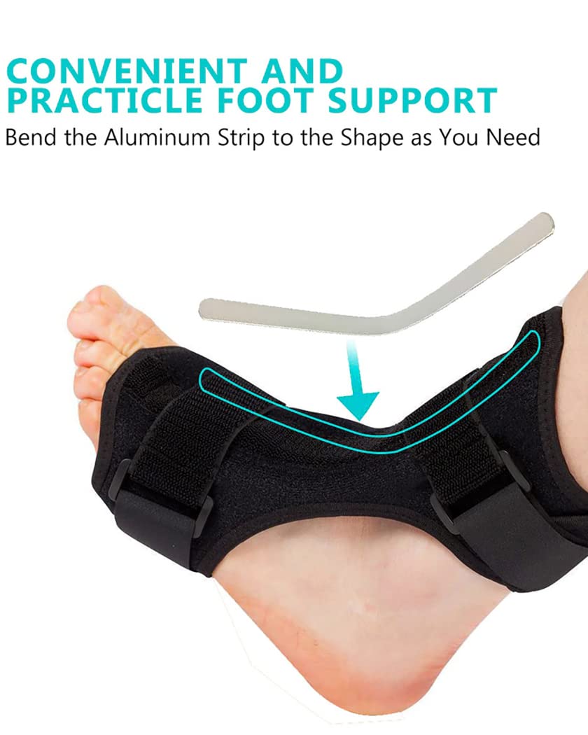 Férulas Nocturnas para Fascitis Plantar, Soporte para Pies, Soporte Ajustable para Dormir, Órtesis para Pie Caído, Inmovilizador para Aliviar El Dolor.