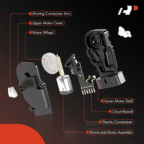 Image of A-Premium Right Door Lock Actuator | Compatible with Ford Lincoln Mazda & Mercury - for F-150 F-250 Freestar Taurus Navigator B2300 Montego Sable & More