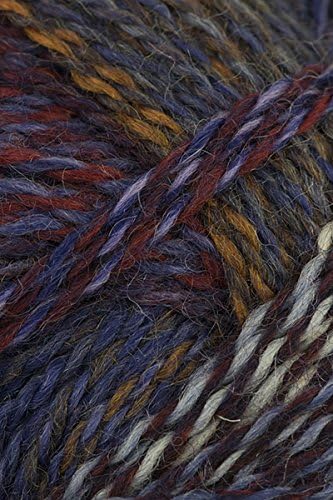 Schoppel Wolle - Zauberball Crazy Knitting Yarn - Periwinkle/ Rust/ Red (# 2311)