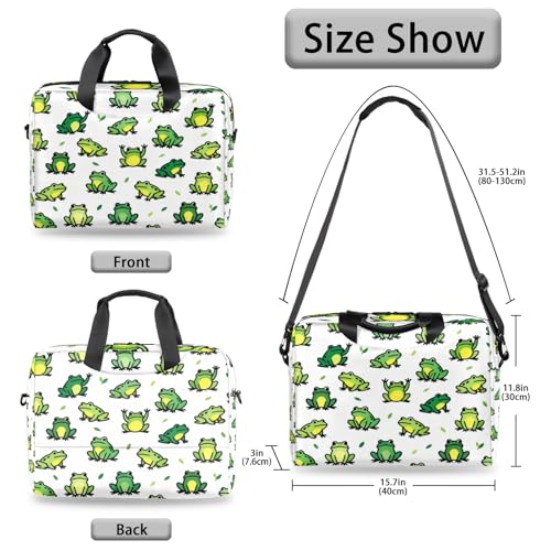 Bolso para laptop 16 pulgadas con diseño de ranas miniatura 5