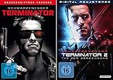  Terminator Teil 1 + 2 - Tag der Abrechnung Digital Remastered (Arnold Schwarzenegger) Uncut 2 Disc Film Set (DVD)