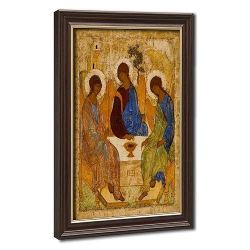 Toile The Holy Trinity Andrei Rublev pour habiller un petit mur de bureau vide