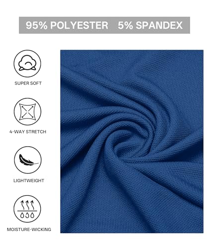 ZITY 4 Pack Men's Polo Shirt Short Sleeve Athletic Performance Tactical Shirts for Men Outdoor Sport Work T-Shirt4