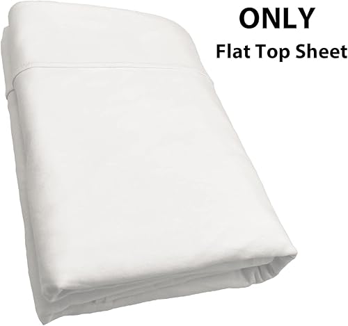 Miniatura 7 de PURE ERA Sábana encimera de punto jersey 100% algodón súper suave, cómoda, transpirable (1 paquete, King, blanco hueso)