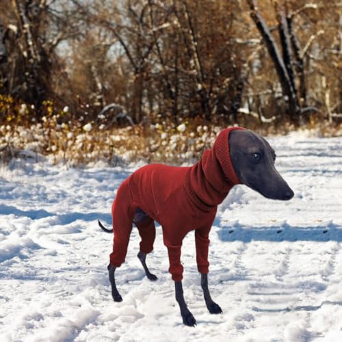 Suéter de galgo para perros estirable con capucha abrigo L 3
