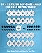 50 Pcs Cat Water Fountain Filters for Veken 95oz/2.8L, 67oz, 85oz, 135oz Dog Water Fountain Automatic Pet Fountain Dog Water Dispenser 25Pcs Pet Fountain Filter Replacement & 25Pcs Pre-Filter Sponges