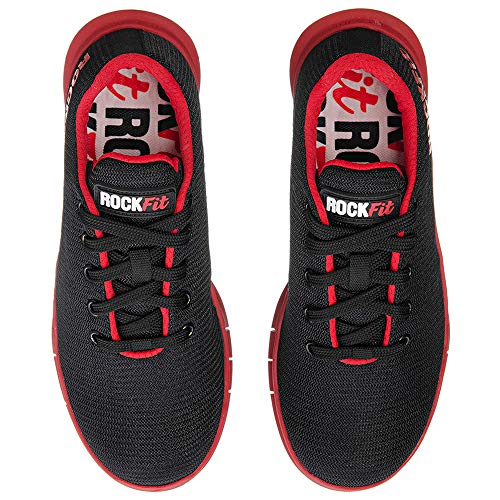 BOTA DE TREINO ROCK FIT PRESS EM COURO PRETO (36)