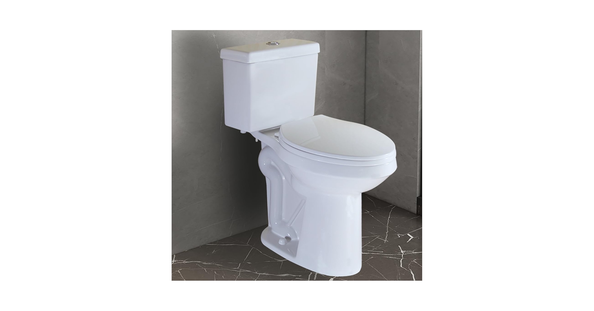 Tingatinga 20×20cm (2) Wonchael 20 inches Extra Tall Elongate Two Piece Toilet