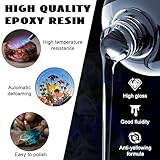 Epoxy Resin - 480ml Crystal Clear Resin Kit for Jewellery Making, DIY Art &Craft, Coasters, Casting, Ornament, Mold, Low Odour, Non-Toxic, Self-Leveling Epoxy for Beginners - Image 2