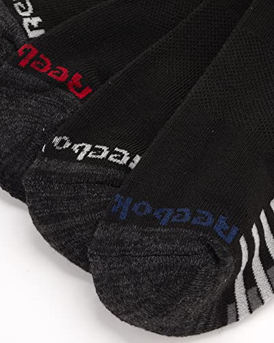 Reebok Boys' Quarter Socks - 12 Pack Stretch Performance Quarter Cut Arch Support Socks thumb #3