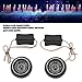 GOWENIC Dome Tweeters for Car, 2Pcs Metallic Iron 140W 4 Ω 2 Way Car Audio Speaker, Universal Dome Tweeter Car Speaker for All Car Audio Systems