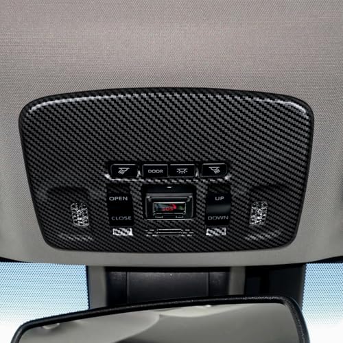 Image of Front Reading Light Lamp Trim Cover Carbon Color ABS Decal Sticker fits for Toyota Camry 2018-2026 Car Interior Accessories - with Panoramic Moonroof ONLY