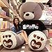Haojie Grande Abbraccio Bambola Grande Orsacchiotto Panda Grande Giocattolo Sveglio Bambola Femminile Peluche Regalo 180cm,A,180cm