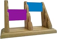 Vista 9 de Wooden Mallet, Tarjetero negro de 9 bolsillos para encimera