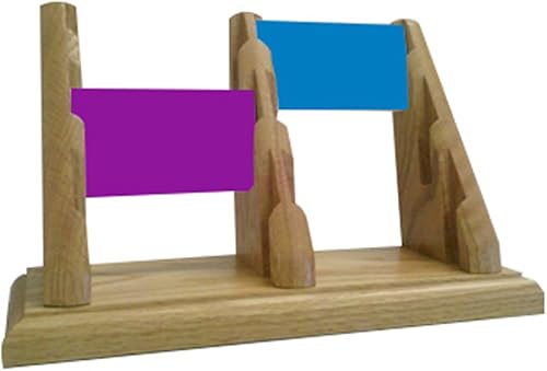 Miniatura 9 de Wooden Mallet, Tarjetero negro de 9 bolsillos para encimera