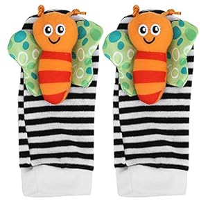 Opknoping speelgoed baby babysok, schattige dieren unisex babysokjes, zacht en comfortabel, voetzoekers voor leuke…