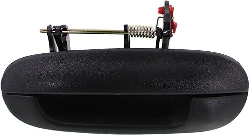 Miniatura 4 de KarParts360 Manija de puerta exterior para Chevy Trailblazer 2002-2009 para el lado del conductor y del pasajero  Par  Trasera  Negro texturizado  1