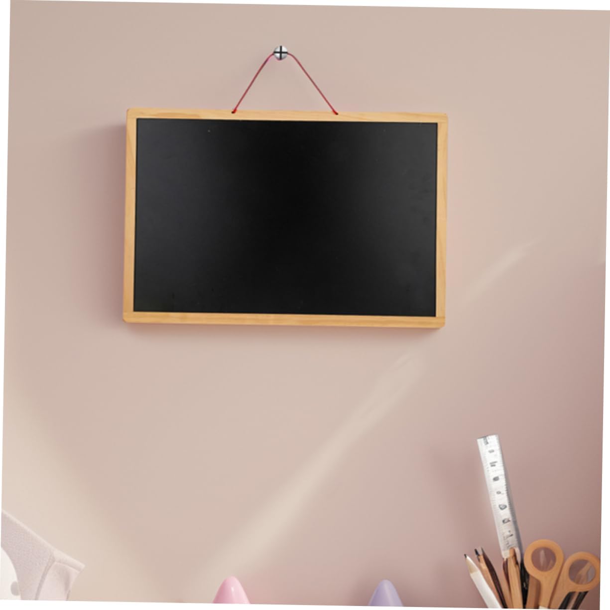 Wooden Magnetic Small Blackboard Xmas Hanging Message Board for Shops