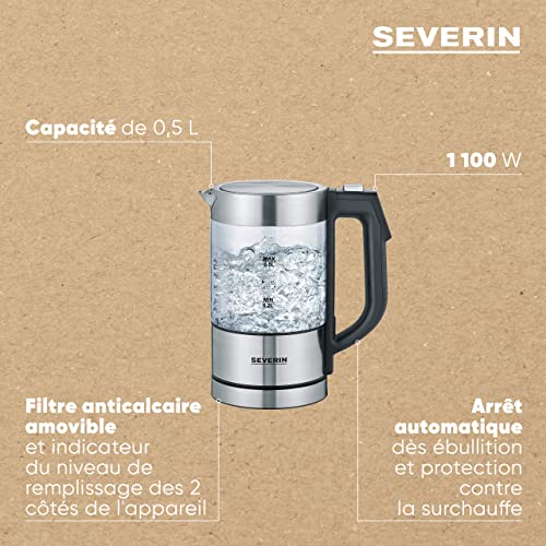 SEVERIN Bouilloire 1.7 Verre 3420 - vue 6