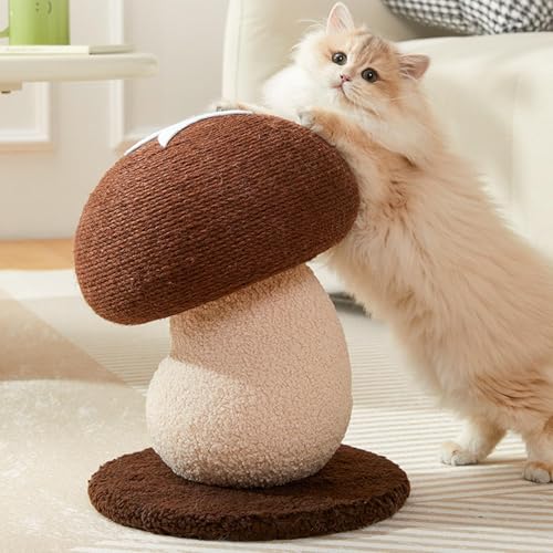 Grattoir sisal pour chat design champignon haute densité - 4