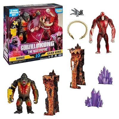MonsterVerse - Godzilla x Kong, Pack de 2 Figuras articuladas, 15 cm, Kong vs Skar King, para niños a Partir de 4 años, MN3042 | Ya disponible en tu tienda friki favorita! En mundofriki.es! MonsterVerse - Godzilla x Kong, Pack de 2 Figuras articuladas, 15 cm, Kong vs Skar King, para niños a Partir de 4 años, MN3042 | Ya disponible en tu tienda friki favorita! En mundofriki.es!