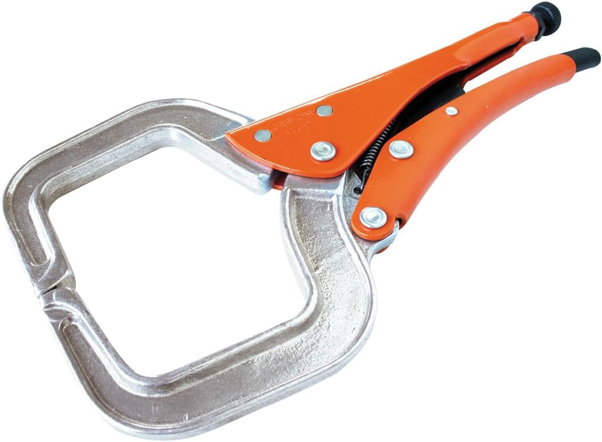 Grip-On 12" C-Clamp with Aluminum Jaws (Epoxy)