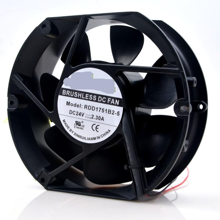 RDD1751B2-5 24V DC 2.3A 17251 (172x150x51mm) Axial Fan, High Airflow, Ball Bearing, Industrial