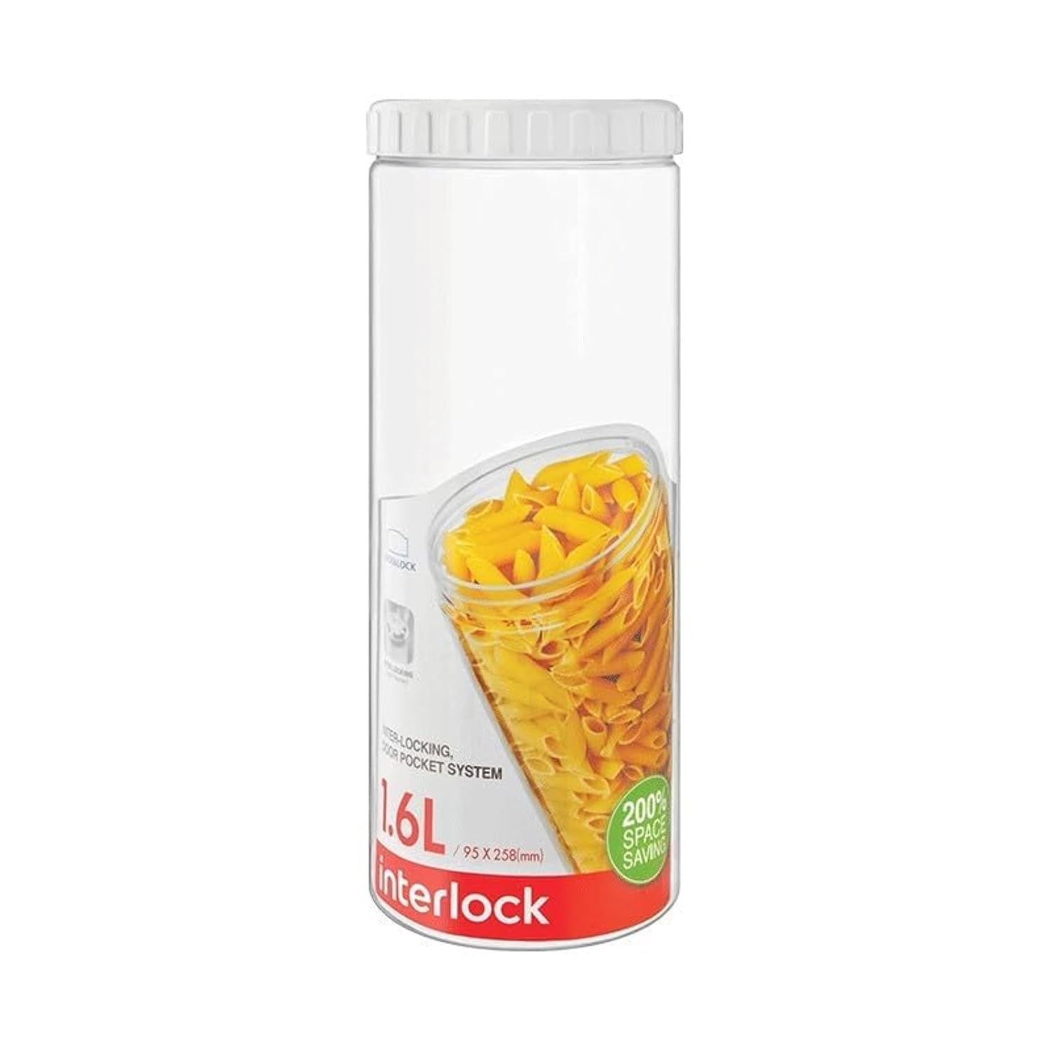 JWP Miscelatore/Shaker Rotondo Per Drink, Contenitore In Plastica Trasparente, 690 Ml, Tappo Comodo, Senza BPA