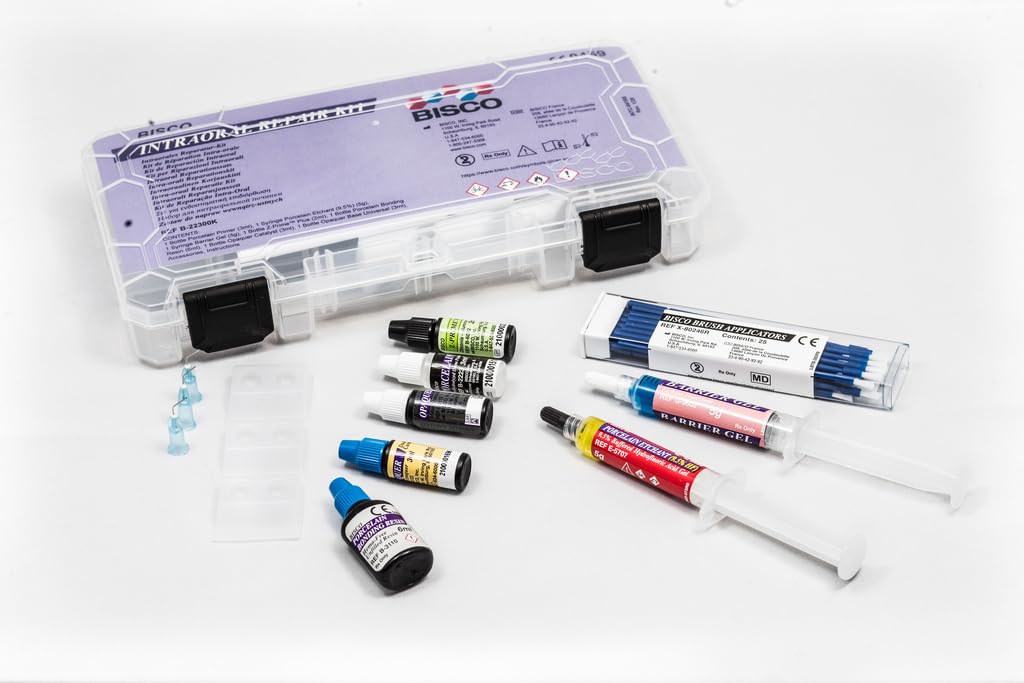 Bisco B-22300K Intraoral Repair Kit Porcelaine Primer Etchant Resin Base Catalyst
