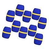 10 Stück Hand Bühne Mikrofon Windschutzscheibe Schaumstoff Mikrofonabdeckung Karaoke-rot - Blau