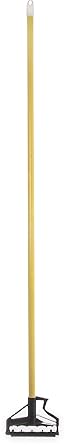 SPARTA 4166404 Spectrum Fiberglass Mop Handle With Quik-Release For Cleaning, Commercial, Residential, 60 Inches, Yellow