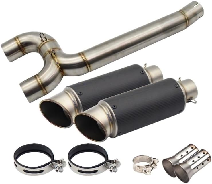 Motorcycle Exhaust Escape Pipe for Fz6N for Fz6S for Fz6 Motorcycle Exhaust System Connect Mid Pipe
