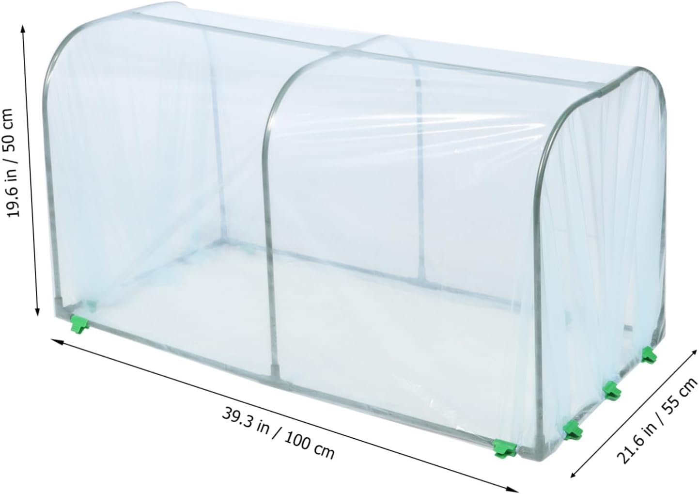 Transparent Garden Flower Shelter Heat Preservation Cover for DIY Plant Greenhouse Easy to Install Portable Winter Protection for Flowers and Plants