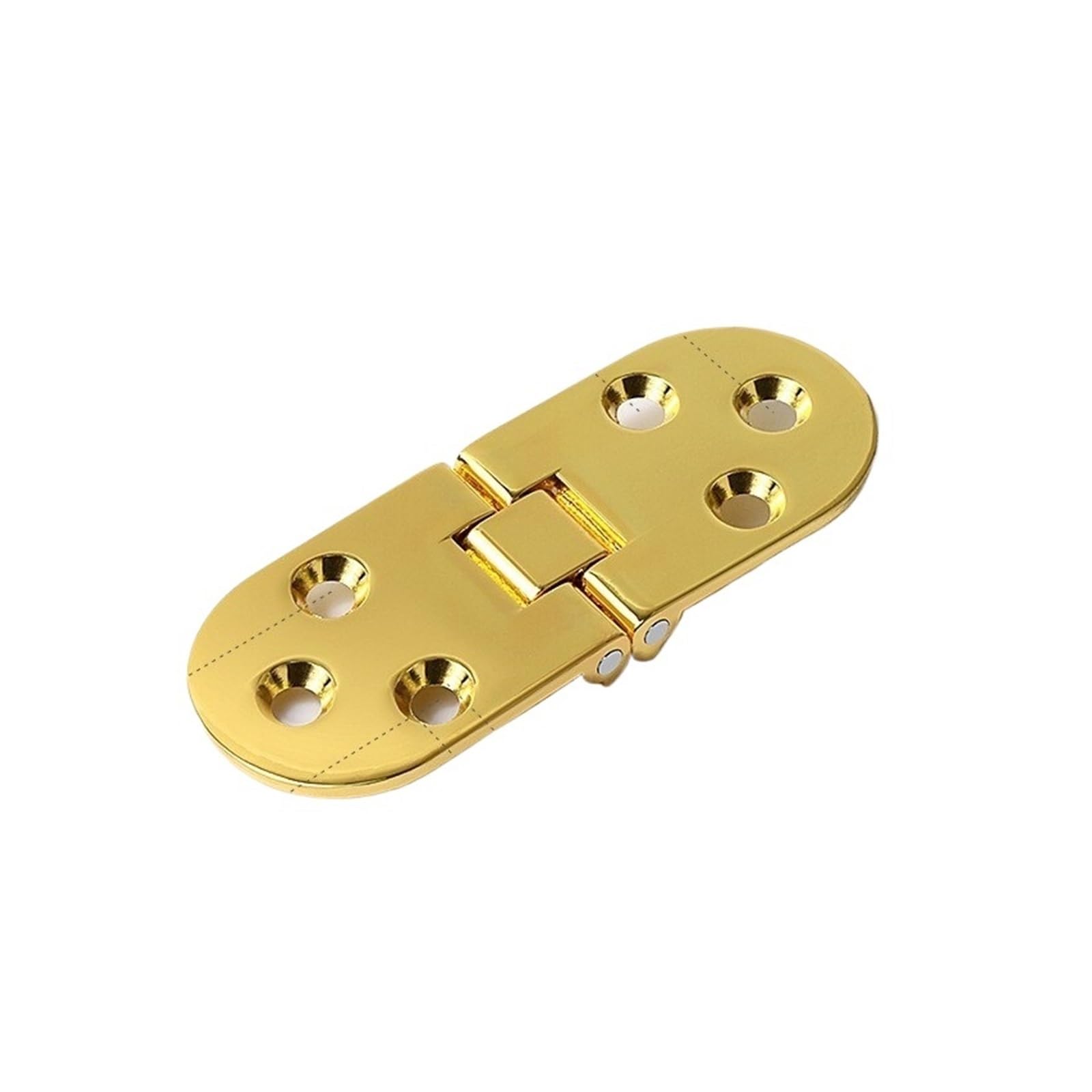 Cbtyacvlp C-10Pcs 10 Pack Zinc Alloy Flap Hinge Thickened 180 Degree Folding For Cabinet Hardware Hidden Door(C-10Pcs)