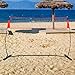 Menolana Volleyball Training Net Adjustable Height Easy Setup Portable Volleyball Net Practice Net for Outdoor Sports Hitting Practice