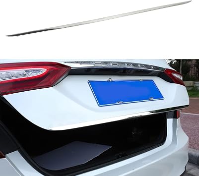 Toyota Camry Tailgate Garnish, Rear Bumper Upper Garnish, Accessory, New 70 Series, CAMRY 8th Generation, Stainless Steel, 1P Haap-yr Mirror Finish Plating CMR22-Bs