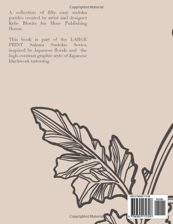 Vista 2 de LARGE PRINT Easy Sudoku 50 Puzzles (25 Very Easy & 25 Easy) (LARGE PRINT Sakura Sudoku Series)