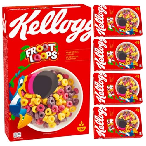 Froot Loops Cerealien Muesli Cornflakes 350 gramm x 5 Stück