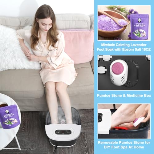 Masajeador Spa de Pies con Calor, Burbujas y Vibración miniatura 4