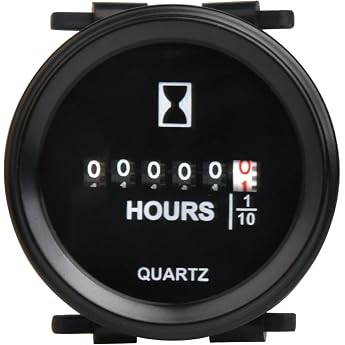 YOOREAL DC8-80V Hour Counter Mechanical Operating Hour Meter Display