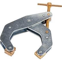 MAG-MATE K045TD Kant-Twist Clamp with T-Handle, Deep Throat Welding and Fabricating Clamp, Multi-Purpose Lever Clamp, Cantilever Arm Clamps For Secure Hold, 4.5 Opening Capacity