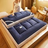 Tragbare Gästematratze, Faltbare Schlafmatte für Studentenwohnheime, Gästebodenmatte in voller Größe, Queen-Size-Matratze für Einzelbett, Doppelbett