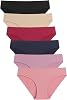 Caterlove Ropa Interior Sin Costuras para Mujer, Braguitas Bikini Elásticas Invisibles, Paquete de 6, Certificado Global de Reciclado 1