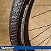 Michelin Protek Cross Front or Rear City Bike Tire for Off-Road Terrain, Tube Type Sealing, Black Sidewall, 700 x 35C